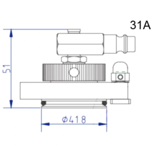 Anschlussdeckel Nr. 31A für Bremsenfüll- und Entlüftergeräte_1