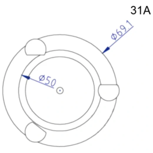 Anschlussdeckel Nr. 31A für Bremsenfüll- und Entlüftergeräte