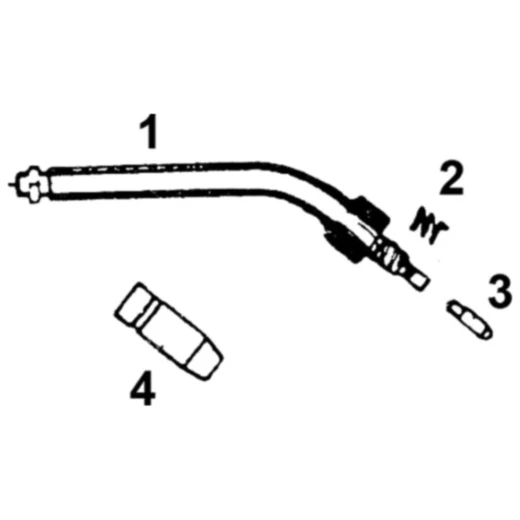 Brennerhals für Migatronic ML 150