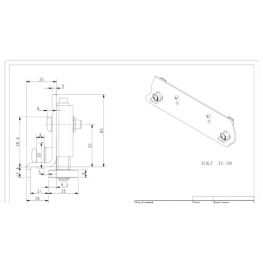 AC Anbindung für Rotary Scherenhebebühne S38 S50