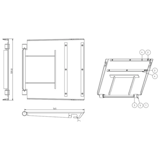 Tragteller Erhöhung 200 mm für Rotary 2-Säulen-Hebebühne