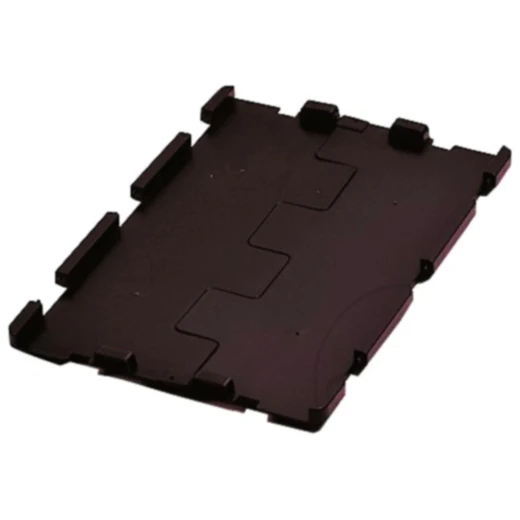 Klappdeckel schwarz für Stapelkasten 600 mm x 400 mm