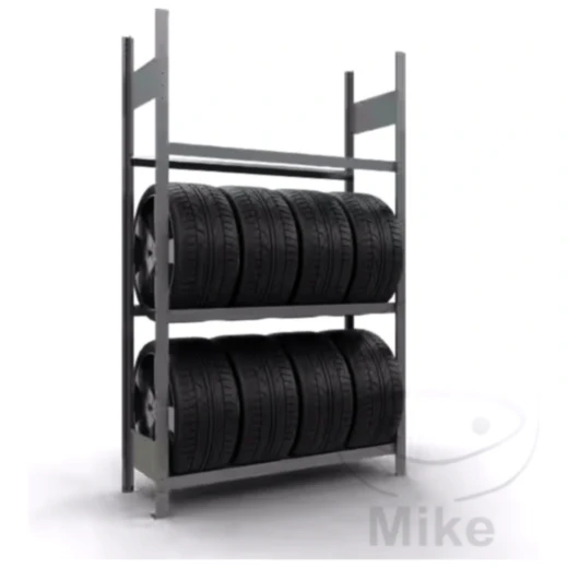 Reifenregal für Motorräder 3 Ebenen verzinkt_0