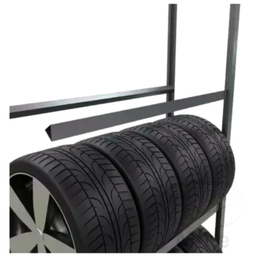 Reifenregal 4 Ebenen für einfache Lagerung_1