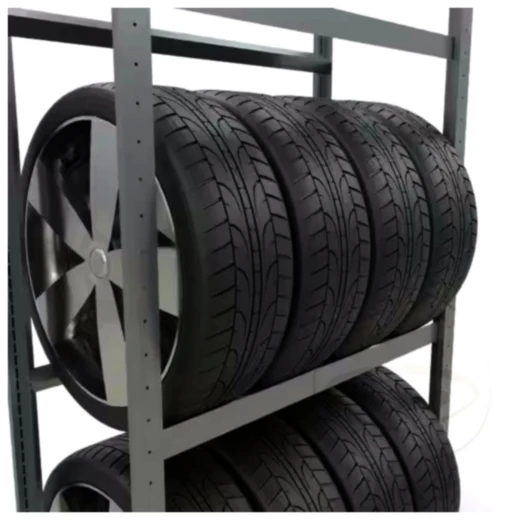 Reifenregal mit 3 Ebenen, verzinkt_1