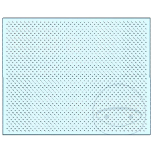 Lochblech geschraubt verzinkt 900x900MM für universelle Montage