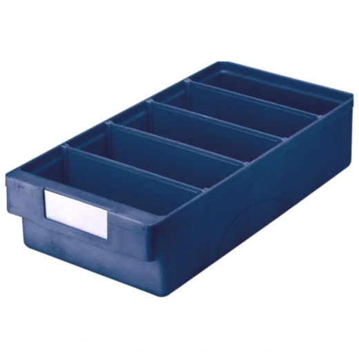 KUNSTSTOFFKASTEN für Kleinteile blau 400x186 mm