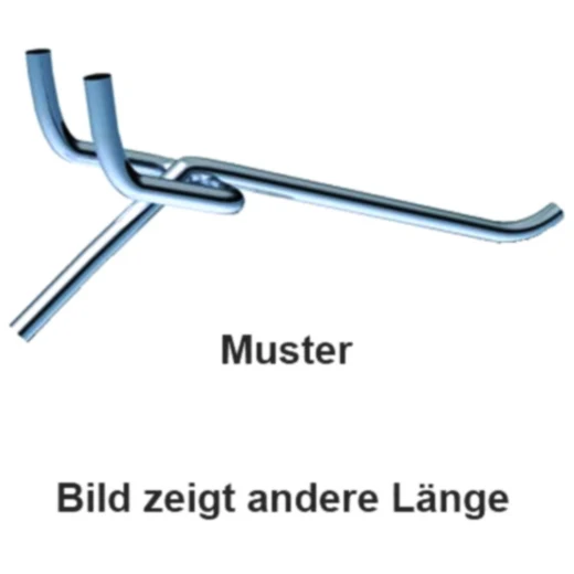 Lochblechhaken 160 mm für Motorräder