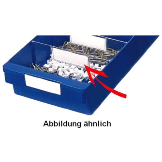 Etiketten für Regalkästen 93 mm - Pack à 16 Stück