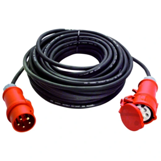 CEE-Verlängerungskabel 400V 16A 10M für Baustellen