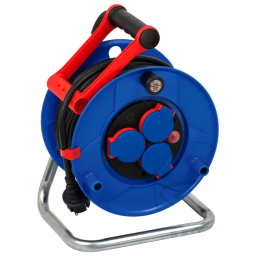 Brennenstuhl Kabeltrommel 25m Gummi mit 3 Steckdosen