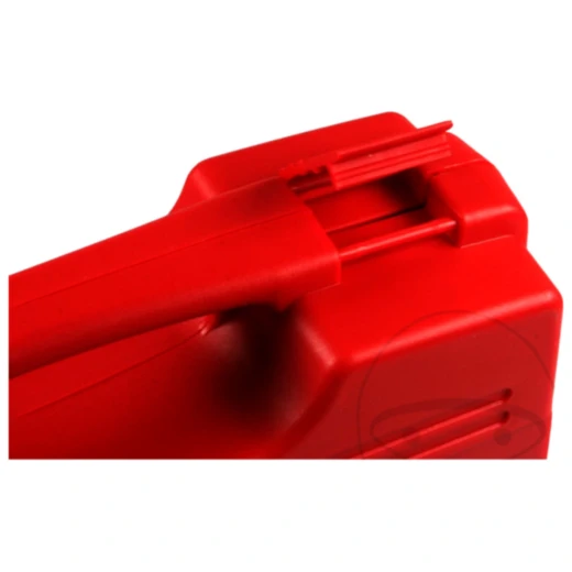 Kunststoff Werkzeugkoffer rot 260x210x76mm mit Schaumstoffeinla