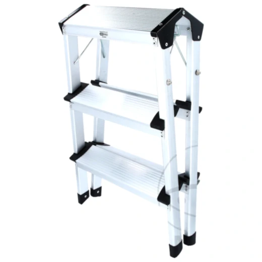 Aluminium-Stufenstehleiter beidseitig begehbar_1