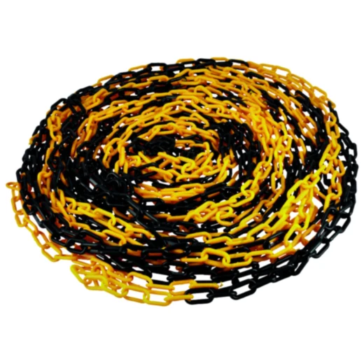 Kunststoffkette 25 Meter schwarz-gelb für Hochvolt-Fahrzeuge