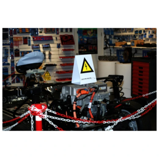 Warnschilder Doppelseitig Faltbar für Elektrofahrzeuge_0