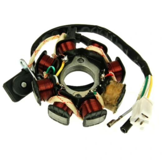 Lichtmaschine Stator 101 Octane 3 Anschlüsse passend für: Baotian BT49QT - 7A1, BT49QT - 10, BT49QT - 12A1