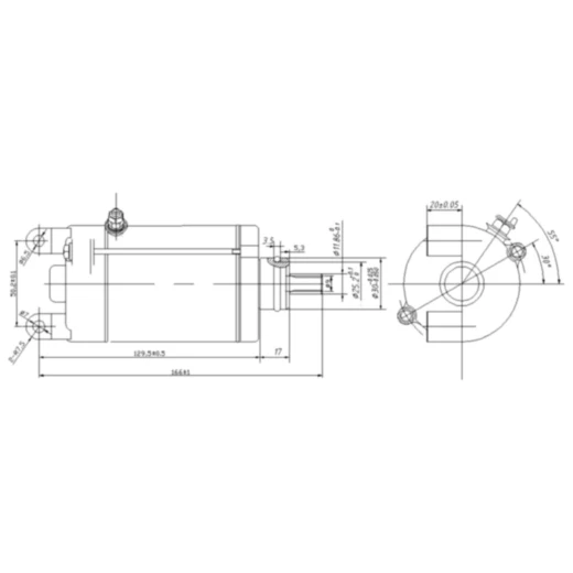 Anlasser JMP Alternative: 7002257 passend für: Honda VT_0