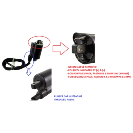 Zündspule passend für: Honda Cota, CB, XL, Kawasaki GPZ, VN, KL