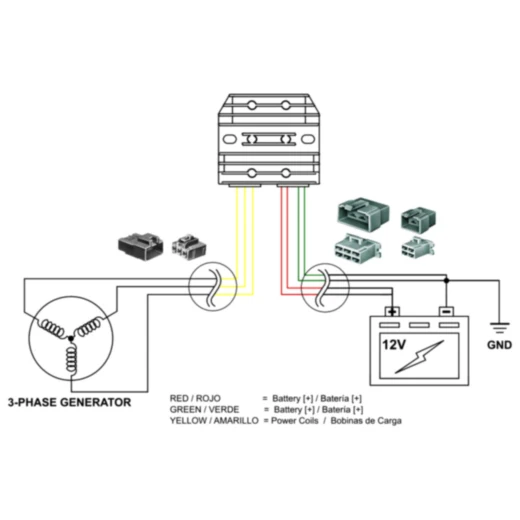 Universeller 12 Volt MOSFET Regler/Gleichrichter_0