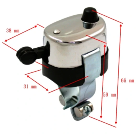 Lichtschalter 2 Wege + Druckknopf für Motorräder_0