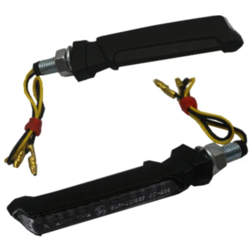 JMP Mini-Blinker LED - Flach mit klarem Glas