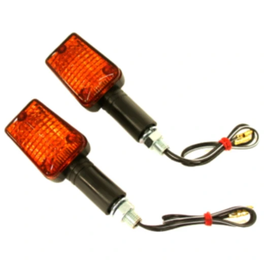 Blinker lang schwarz mit Rauchglas