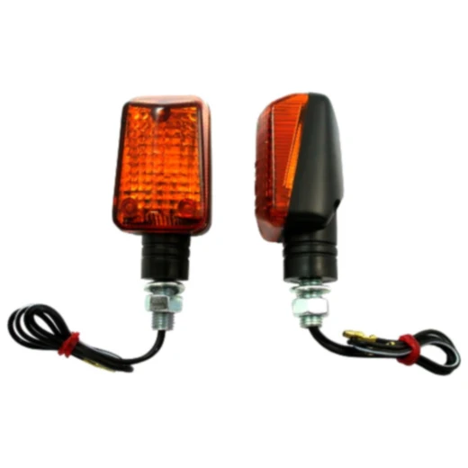 Blinker kurz schwarz mit Rauchglas für Motorräder
