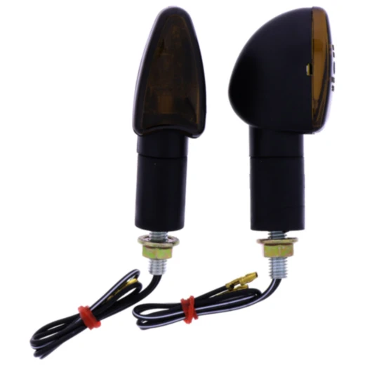 Blinker schwarz, lang mit Rauchglas für Triumph 2