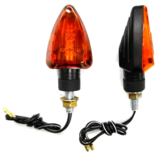 JMP TRILOOK Mini Blinker mit kurzem Stiel - Orange Glass