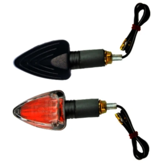 JMP TRILOOK Blinker schwarz, lang mit klarem Glas