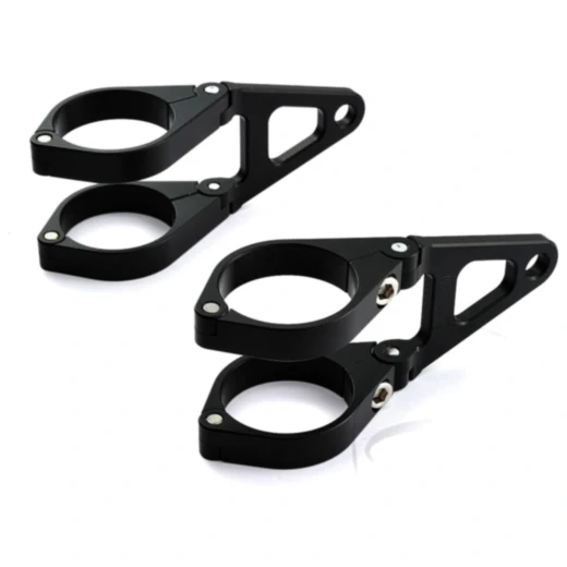 Lampenhalter Daytona Aluminium 41 mm kurz schwarz