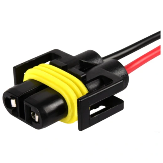 Adapterkabel 12V H8/H11/H27 mit 175mm Kabel für Motorräder