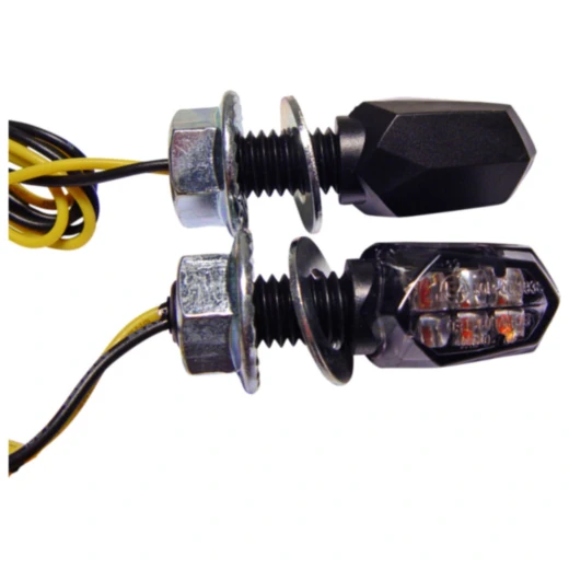 JMP Mini 3 Blinkleuchte - LED Rücklicht schwarz mit Rauchglas