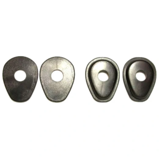 Blinkeradapterplatte schwarz für Motorräder