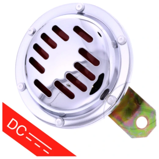 Motorrad Hupe 6V DC 100 mm verchromt