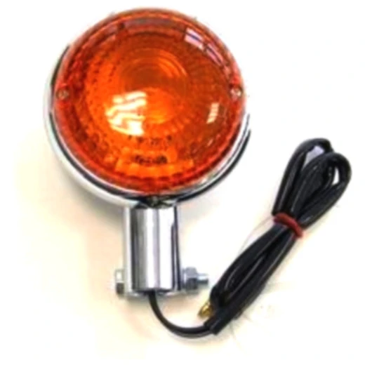 Blinker mit Chrom-Gehäuse für Motorräder