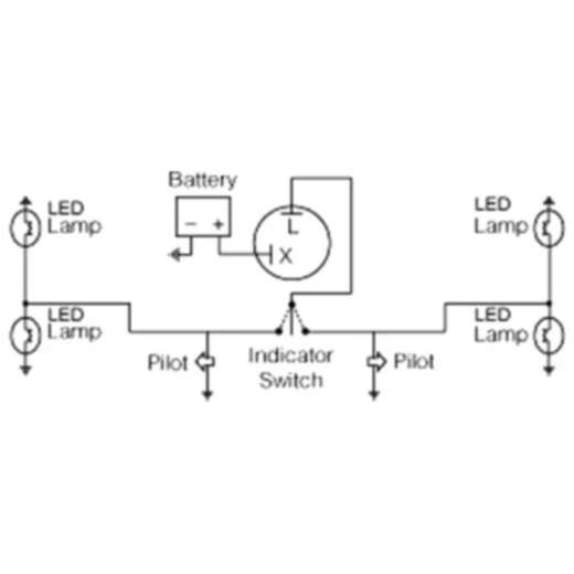 JMP Blinkrelais für LED Blinker 12V 2-polig_0