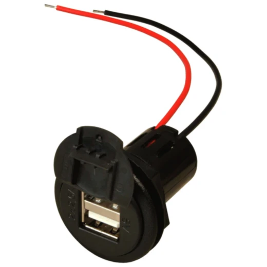 Einbausteckdose Power USB für Motorräder_0