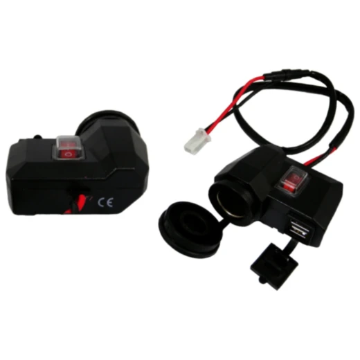 Zigarettenanzünder mit USB-Anschluss und Schalter_0