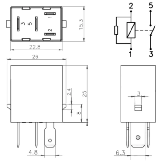 Anlasserrelais passend für: Honda CBR_0