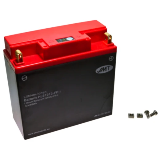 Batterie Motorrad HJ51913 - FP JMT Lithium - Ionen mit Anzeige passend für: BMW R, K