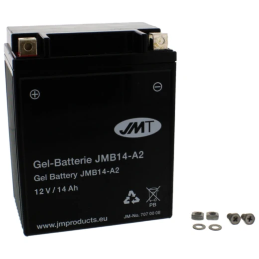 Batterie Motorrad YB14 - A2 Gel JMT Alternative: 7070139 passend für: Arctic Cat/Textron Cat, Alterra