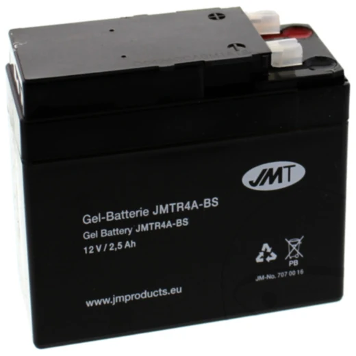 Batterie Motorrad YTR4A - BS Gel JMT Alternative: 7073737 passend für: Honda SZX, SJ, SFX