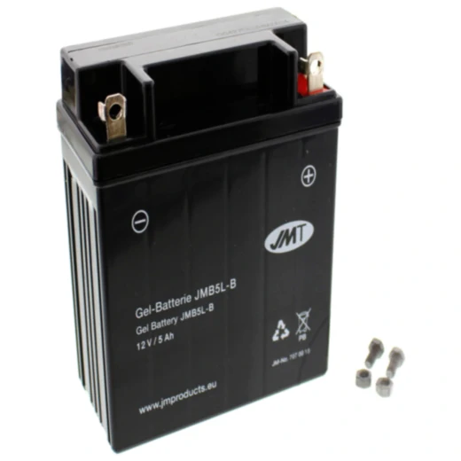 Batterie Motorrad YB5L - B Gel JMT Alternative: 7070105 passend für: MZ/MUZ ETZ