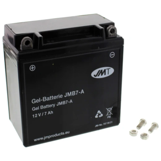 Batterie Motorrad YB7 - A Gel JMT Alternative: 7070592 3505 passend für: Vespa PK