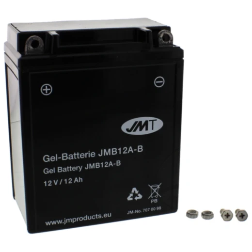 Batterie Motorrad YB12A - B Gel JMT Alternative: 7070550 passend für: Honda XL, XBR, CB