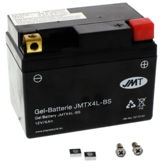 Batterie Motorrad YTX4L - BS Gel JMT Alternative: 7070166 3620 passend für: Benzhou YY50QT - 6, YY50QT, YY50QT - 15