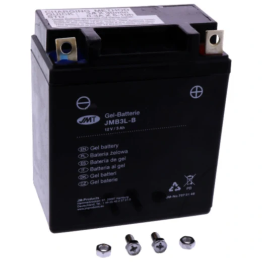 Batterie Motorrad YB3L - B Gel JMT passend für: Simson Habicht, Star, Sperber