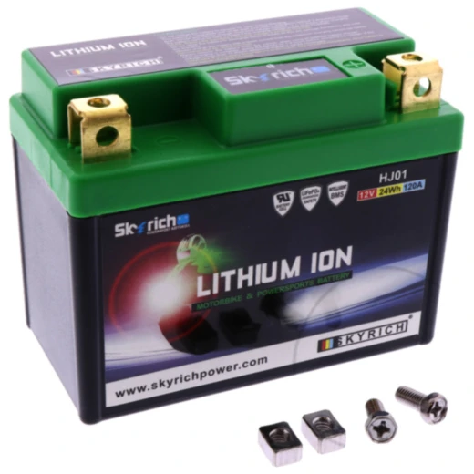 Batterie Motorrad HJ01 Skyrich Lithium - Ionen passend für: Kawasaki KX