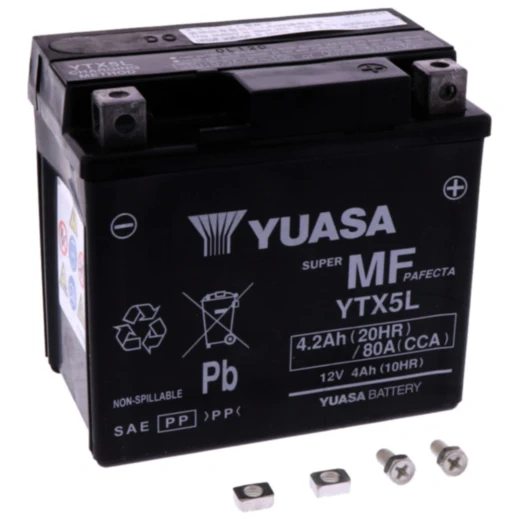 Batterie Motorrad YTX5L wet Yuasa Alternative: 7073968 passend für: Beta RR, Alp, Urban